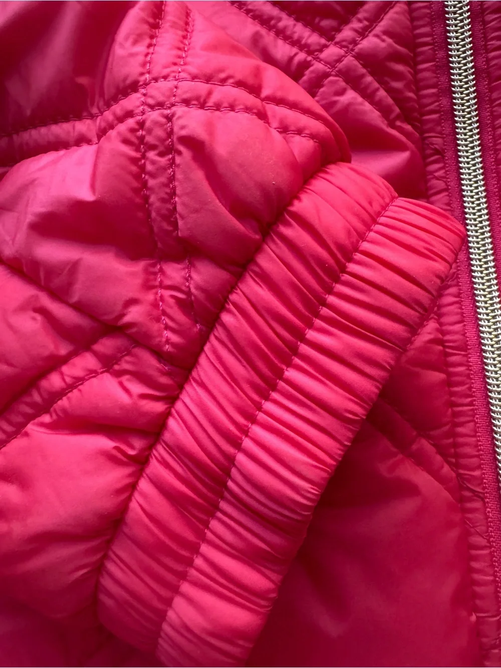 Kate Spade New Water Resistant Quilted Jacket with Removable Hood size XL NWT